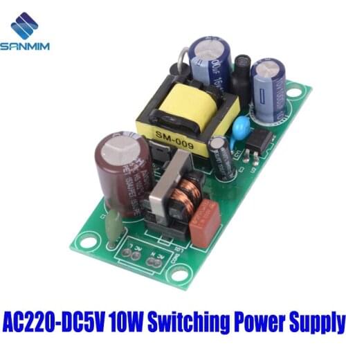 SANMIN AC220V-DC5V 2A 10W Power supply Isolated switch power supply module 220 to 5v bare board PLF12B5V