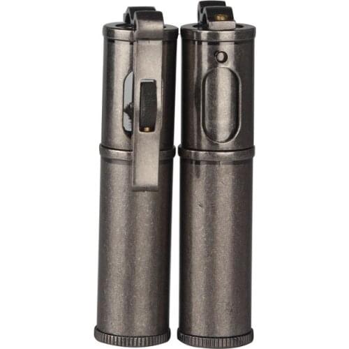 Old Fashioned Metal Windproof Kerosene Lighter Personality Retro Rotating Lighter Gadgets for Men Regalos Para Hombre Originales