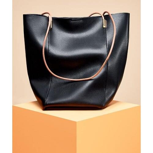 Women Bag Trend Fashion Shoulder Bag Pretty Soft Leather Handbags Lady Convenient Vintage Tote Bag Composite Bag