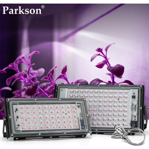LED Grow Light AC 220V 50W 100W Phyto Lamp LED Full Spectrum Floodlight Indoor Plants Greenhouse Hydroponic Plant Spotlight