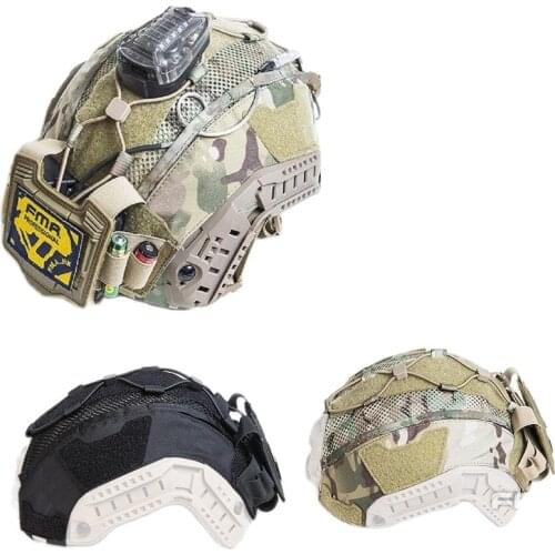 FMA Tactical Maritime Helmet Cover Multifunctional Balanced Pouch Bag Battery Holder BK/DE/MC