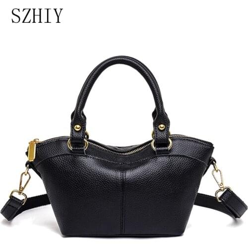 Ladies Hand Bags for Women Genuine Leather Shoulder Mini Porte Feuille Femme Luxe Torebka Damska Listonoszka Designer Tote New