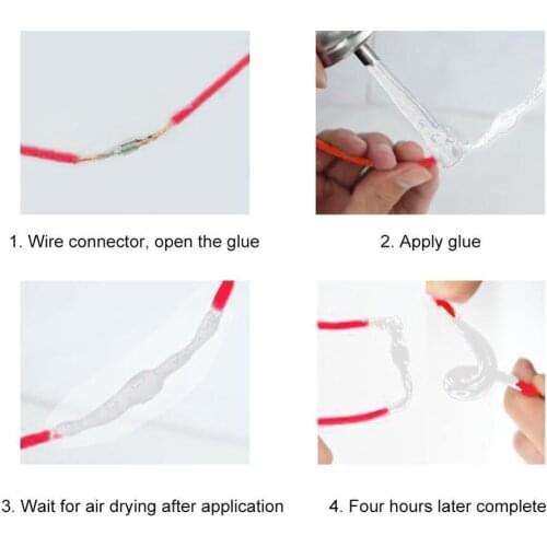 125ml Liquid Insulating Electrical Tape Paste Waterproof Uv-proof Quick-drying Tool Impovement Accessories Care Home Suppli D6J0