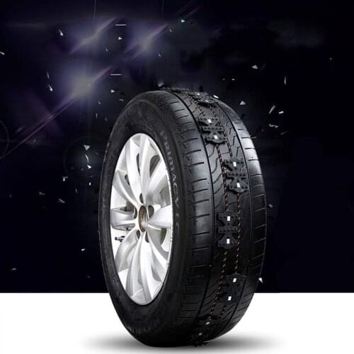 2pcs/set Winter Wearproof Car Snow Anti-Skid Emergency Chains Nylon Snow Mud Chain Car Accessries