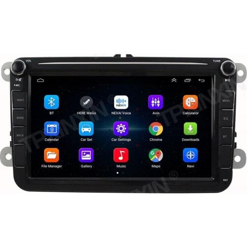 2+32G For Volkswagen For VW Android 9 Car Radio Tape Recorder Multimedia Player GPS WIFI Navigation 8'' universal HD Screen