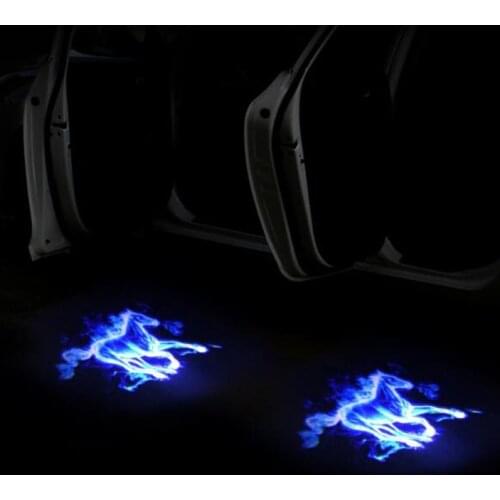 Car door welcome Light car projector lamp for KIA Rio 3 4 k2 k3 Ceed SSANGYONG Chairman Rexton Kyron Rodius Daewoo Matiz Nexia