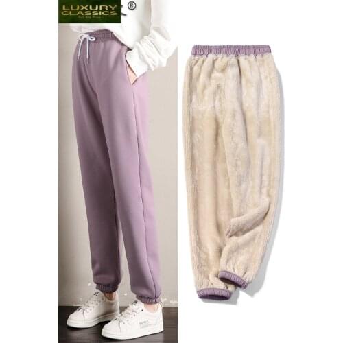 Womens Pants Korean Style Joggers Women Black Sweatpants High Waist Trousers Autumn Winter Fashion 2021 Ropa De Mujer 2