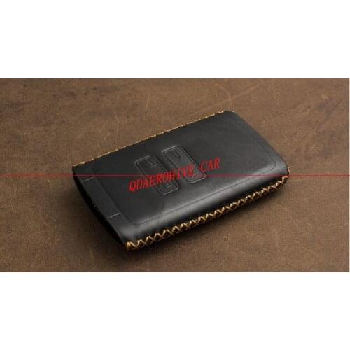 QDAEROHIVE genuine leather car Key Case Cover For Renault Koleos Espace Kadjar real leather