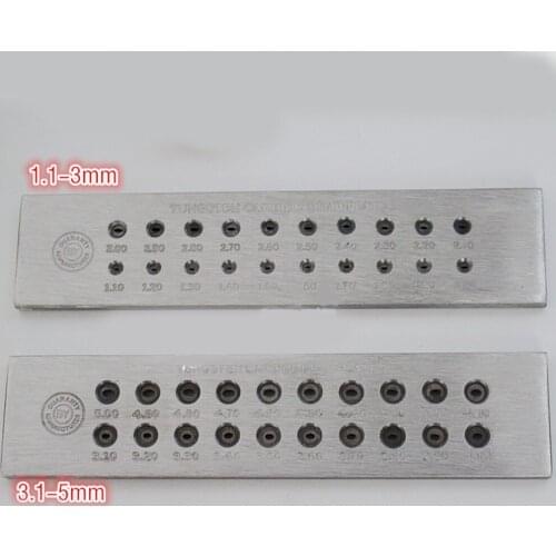 Tungsten Carbide Wire Draw Plate Oval Shape Jewelry Craft Shaping Tool