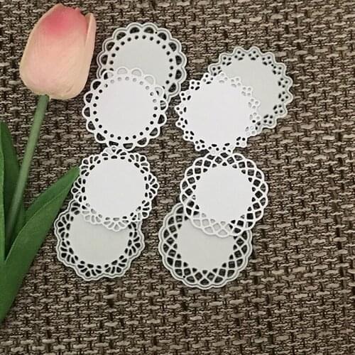 Round Lace Design Metal Cutting Die For DIY Scrapbooking Album Paper Card