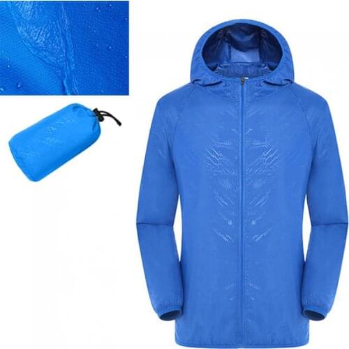 Mens Womens Quick Dry Hiking Jacket Waterproof Sun UV Protection Coats Outdoor Sports Fishing Skin Jackets