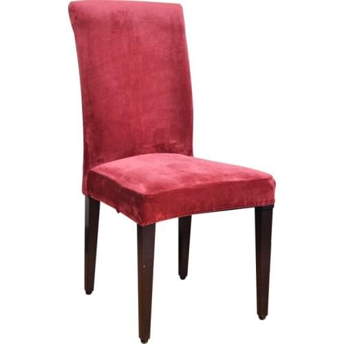 Plush/Spandex Soft Elasticity chair cover Removable Modern Chair Covers for Wedding Banquet