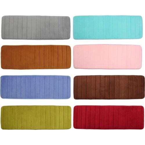 120x40cm Absorbent Nonslip Memory Foam Kitchen Bedroom Door Floor Mat Rug Carpet