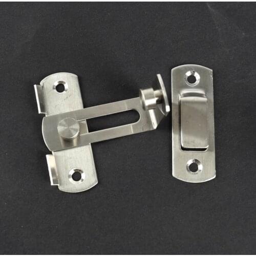 Buckle latch stainless steel 90 degree buckle door lock sliding door lock cabinet door accessories room accessories home hardwar