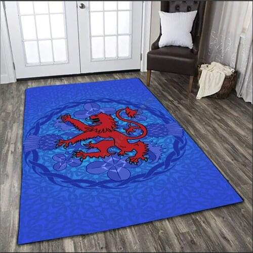 Premium Scotland Lion Sport Rug 3D Printed Rug Floor Mat Rug Non-slip Mat Dining Room Living Room Soft Bedroom Carpet 01
