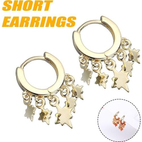 1 Pair Lightning Tassel Earrings Charm Women Brincos Hoop Ear Jewelry Lady Banquet Lightning Earring Accessories Daily Wear