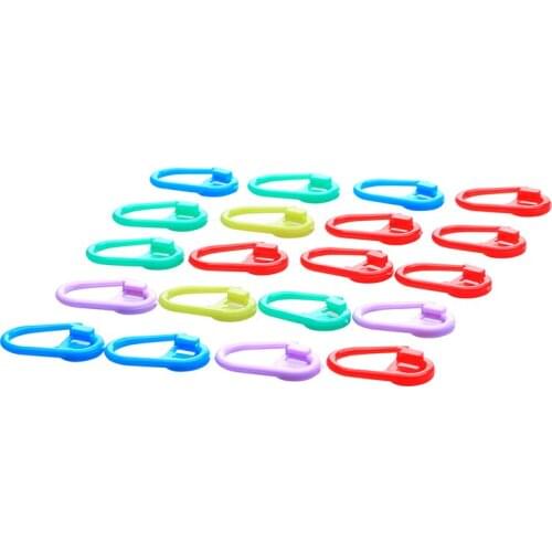 20Pcs Plastic Locking Stitch Markers Small Clip Sewing Knitting Tool Crochet Latch Needle Clip Hook Sewing Knitting Accessories