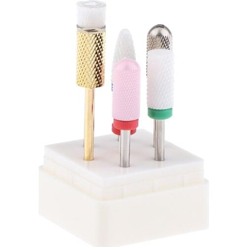 7 Pieces Nail Drill Bits, Used for Acrylic Gel UV Natural Nails, Safety Cuticle