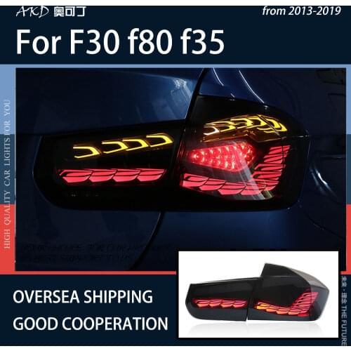 AKD Tail Lamp for F30 F35 Tail Lights 2013-2019 F80 LED Tail Light 320i 325i 330i LED DRL Brake Signal Reverse auto Accessories