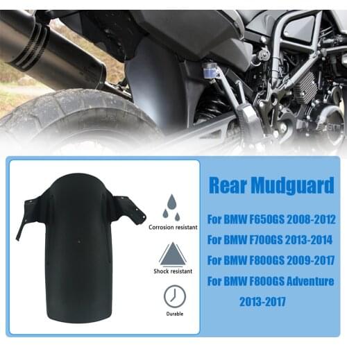 For BMW F650GS F800GS F800 GS ADV Adventure F700GS 2013-2017 Motorcycle Rear Tire Fender Splash Mudguard Guard Accessories Black