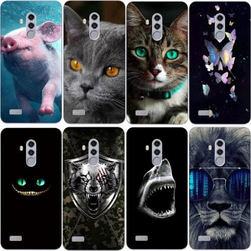 For BQ 5517L TWIN PRO Case Rose Wolf Cute Patterned Cover Soft Silicon Phone Case for BQ 5517 L Twin Pro Top Quality