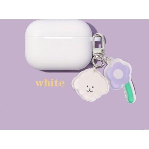 Honor Earbuds X1 Case Cute Flower Bear Cartoon Keychain Wireless Earphone Soft Protect Cover For Huawei Honor Choice EarbudsX1