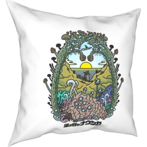 Nausicaä Aus Dem Tal Der Wind Kissen Fall Studio Ghibli Anime Miyazaki Kissen Deckt Dekorative Kissen für Auto 18