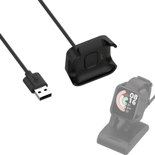 Smartwatch Dock Charger Stand Adapter USB Charging Cable Holder for Xiaomi Mi Watch Lite/Redmi Global Smart Watch Accessories