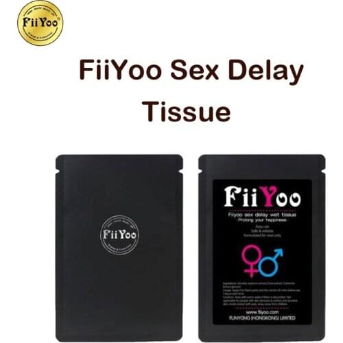 FiiYoo Male Delay Wipes Wet Tissue Man Prolong Retardant Ejaculation for Men Lasting happiness