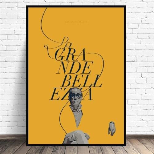 MT108 The Great Beauty La grande bellezza Movie Poster Canvas Painting Wall Art Picture Painting Poster Prints Room Home Decor