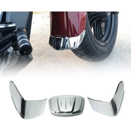 Motorcycle Chrome Front Fender Cover Guard Decorate Sticker Accessories For Indian Scout Models 2015 2016 2017 2018 2019