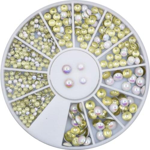 LF Symphony Plated AB Drill Disc For Sticker Needlework FlatBack Scrapbooking Decoration DIY Embellishments Accessories