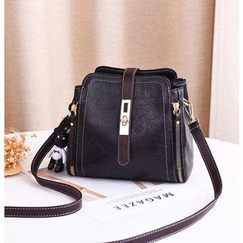 Fashion Women Bag Leather Handbags PU Shoulder Bag Small Flap Crossbody Bags for Women Messenger Bags Vintage Purse