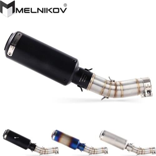 Motorcycle Exhaust Muffler Escape Link Middle Pipe DB-KILLE Slip On For Suzuki GSX250R GSX 250R GSX250 GW250 R Exhaust