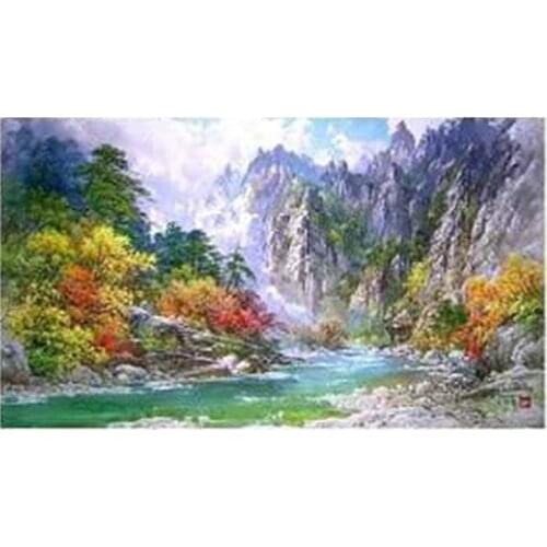 ZZ5138 For Needlework Kit NOT PRINTED Cross stich Painting Set Cross Stitch Kits Cross-stitch Embroidery Set Stitch Kits Cross