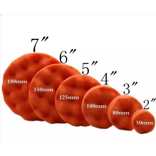 10pcs Car Beauty Waxing Polishing Pad Set Sponge Wheel Wool Polishing Plate Velcro Plate Self-Adhesive Disk Polishing Wheel