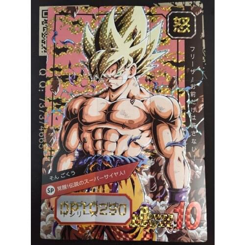 Original Super Dragon Z Exquisite Flash Cards 54 Cards /box Combination TCG Game Collection Card Children Kid Gift