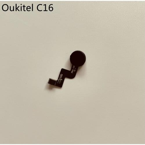 Oukitel C16 Used HOME Main Button With Flex Cable FPC For Oukitel C16 MediaTek MT6580 5.71" Smartphone Free Shipping
