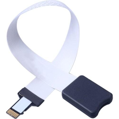 TF To Micro SD Female to Male Flexible Extension Cable Card Read Adapter Extender For Car GPS TV 25CM/48CM/60CM