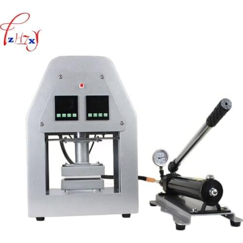 Manual hydraulic rosin printing machine 20 tons CK1704 hot and hot rosin press laboratory smoke rosin printing machine 110/220V