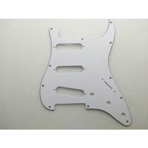 ST style SSS guitar pickguard with groove