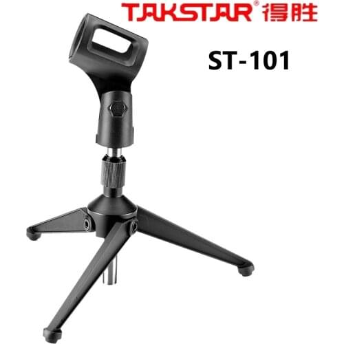 Takstar ST-101 Microphone Tripod mic table stand metal folding tripod for microphone