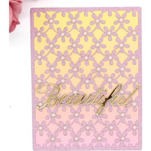 YPP CRAFT Flowers Frame Metal Cutting Dies Stencils for Scrapbooking/photo album Decorative Embossing Paper Cards