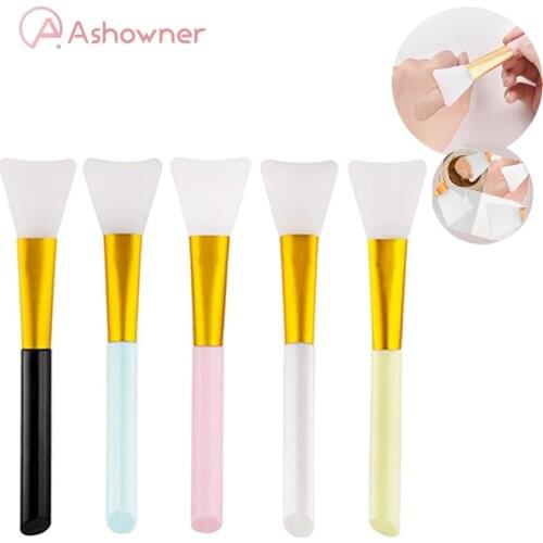 1/3/5pcs Professional Makeup Brushes Face Mask Brush Silicone Gel DIY Cosmetic Beauty Tools Soft Concealer Brush Women Skin Care