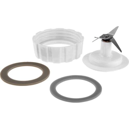 1 Set 4Pcs Replacement Blender Blade Base Bottom Cap Sealing Gasket Fit For Hamilton Beach Blenders White OD 67.5mm