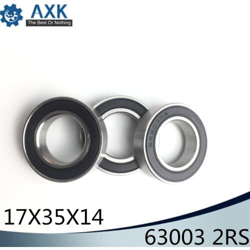 63003 2RS Non-standard 173514 Ball Bearings 17*35*14 mm ABEC-1 ( 2 Pcs ) Bearing