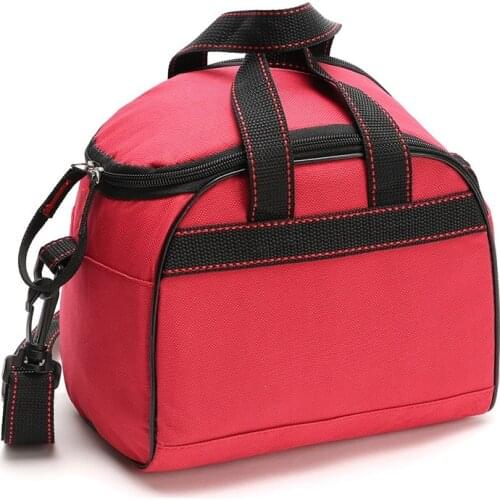 6L Shell Shape Lunch Box Cooler Bag Portable Camping Food Thermal Waterproof Red Oxford Thermo Insulated Bags