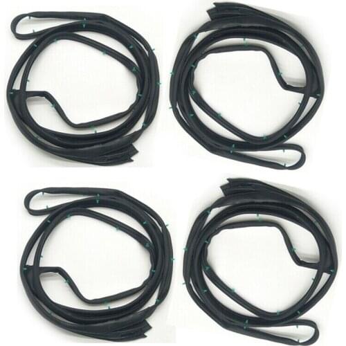 72865-SDA-A01 72825-SDA-A01 72325-SDA-A01 72365-SDA-A01 4Pcs Door Silence Weatherstripping Seals Fit For Honda Accord Sedan