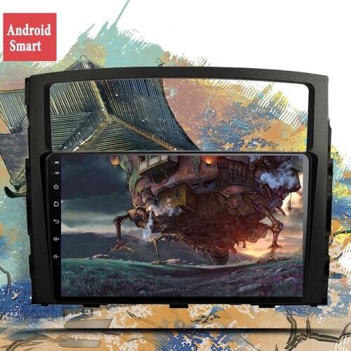 Car Radio Multimedia Video Player Navigation GPS Android 10.0 2 din For Mitsubishi Pajero 4 V80 V90 2006-2014 No 2din Casstte