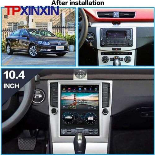 128GB Android 9.0 Tesla Style for Volkswagen Magotan 2012 - 2016 Carplay GPS Car Navigation Multimedia Video Player Stereo Radio